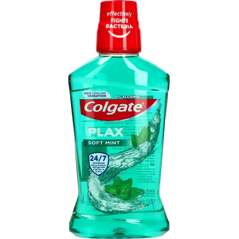 Colgate Collutorio Plax Menta Delicata 500ml