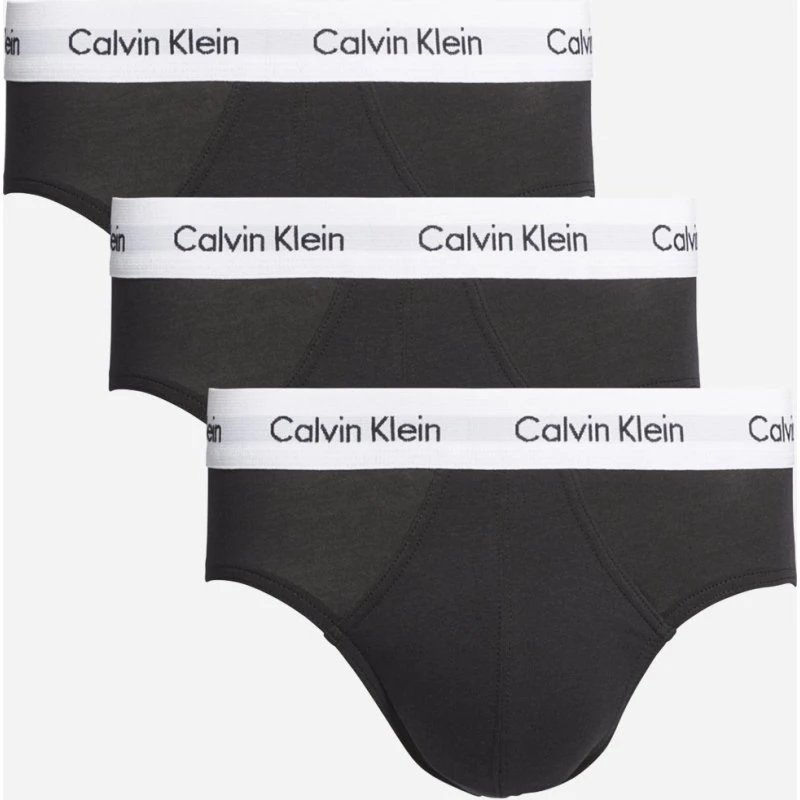 Calvin Klein Slip Hipster 3 Pack Nero