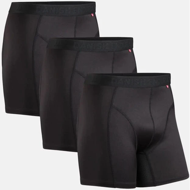 BrandBoxer Sports Boxer Quick-Dry - Nero, Taglia M