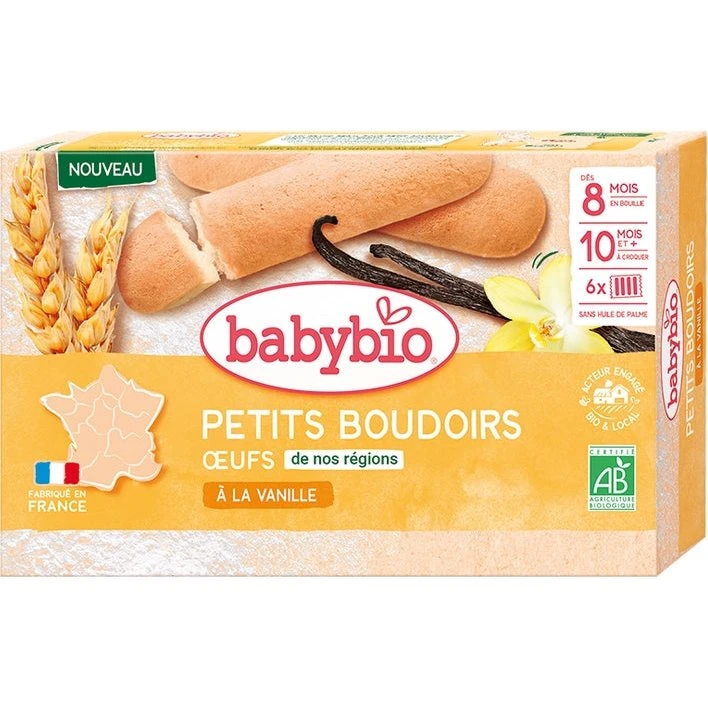 Babybio Boudoirs alla Vaniglia Bio 6 bustine