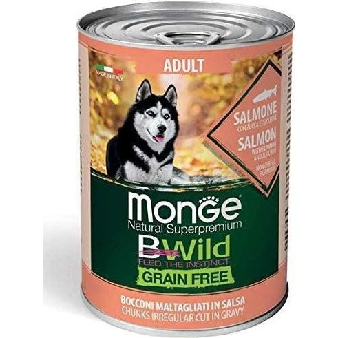 Monge BWild Grain Free Salmone 400g - Cane