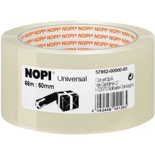Nastro adesivo trasparente 66 m x 50 mm
