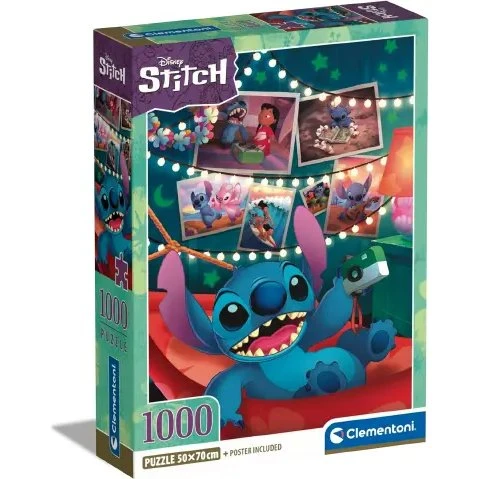 Clementoni Puzzle 1000 Pezzi Stitch - Disney