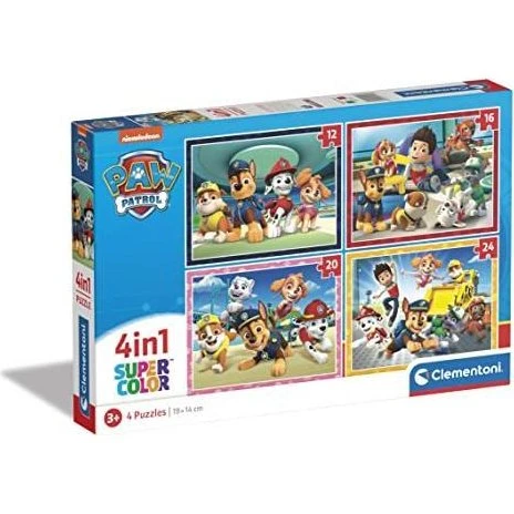 Clementoni 4in1 Puzzle Paw Patrol 12+16+20+24 pezzi