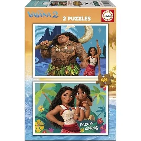 Educa Puzzle Vaiana 2, 2x48 pezzi