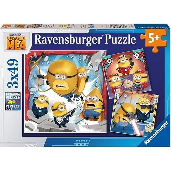 Ravensburger Puzzle Cattivissimo Me 4 – 3x49 pezzi