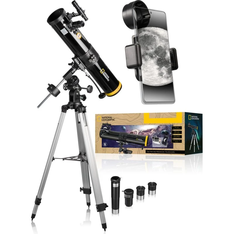 National Geographic Telescopio Riflettore 76/700 EQ