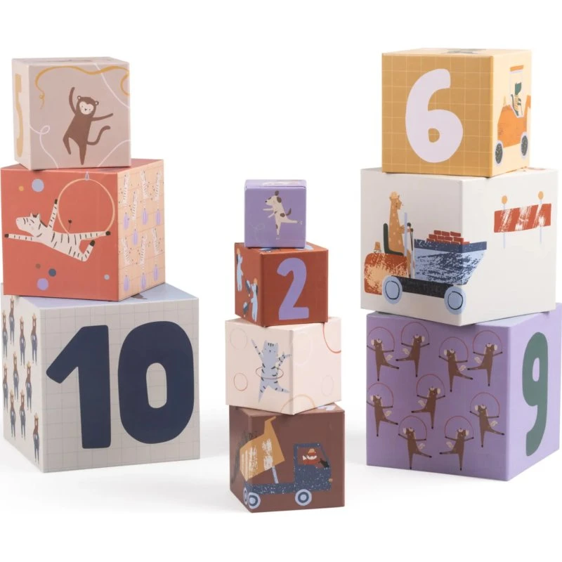Sebra Cubi da Impilare Builders 1-10