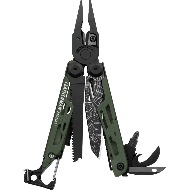 Leatherman Signal Verde/Nero Multitool 19 Funzioni