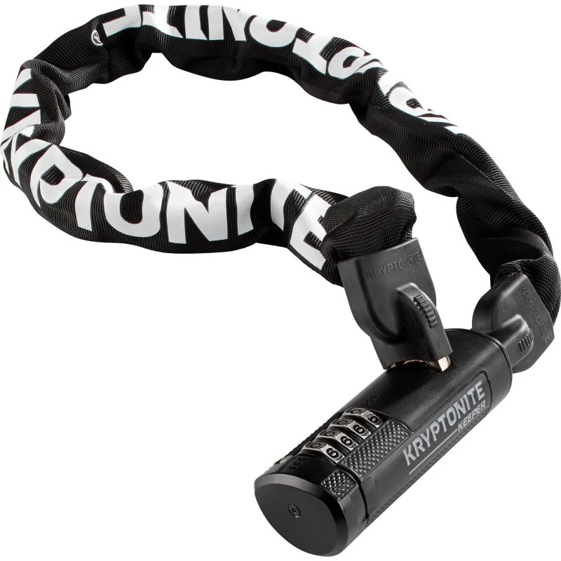 Kryptonite Keeper 790 Combo Chain Catena Bici Nero