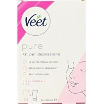 Veet Pure Kit Epilazione Viso 2x50ml Pelli Normali