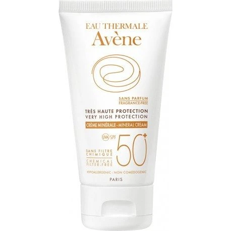 Avène Solare Pelle Intollerante Crema 50+ Schermo Fisico
