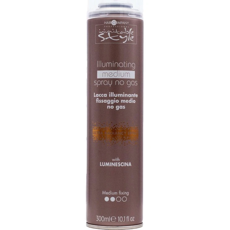 Hair Company Inimitable Style Lacca Illuminante Fissaggio Medio 300ml