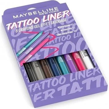 Maybelline New York 8 Tattoo Liner Gel Set