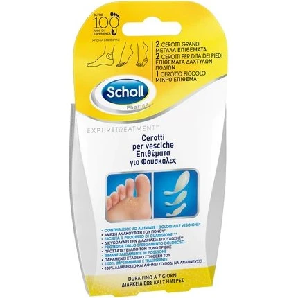 Scholl Cerotti Vesciche Misure Miste 6 Pezzi