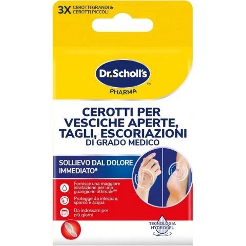 Dr. Scholl's Cerotti Vesciche/Tagli/Escoriazioni 6 Pezzi