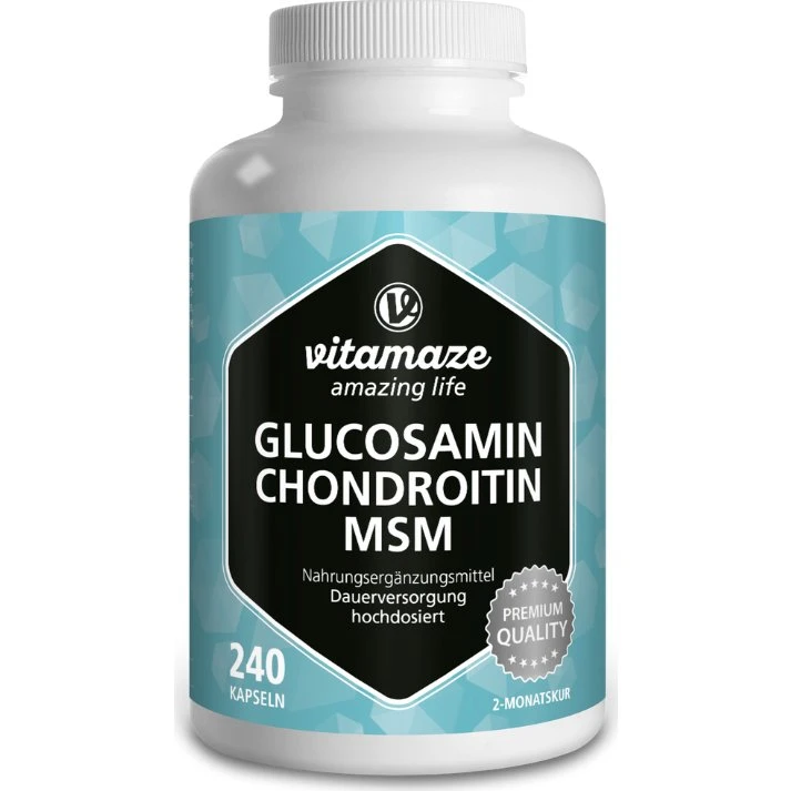 Glucosamina + Condroitina + MSM + Vitamina C