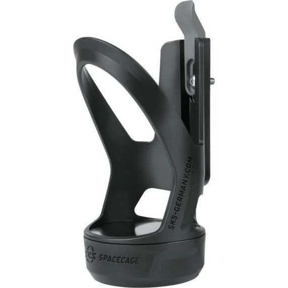 SKS Spacecage Portaborraccia con Scomparto Portaoggetti Nero