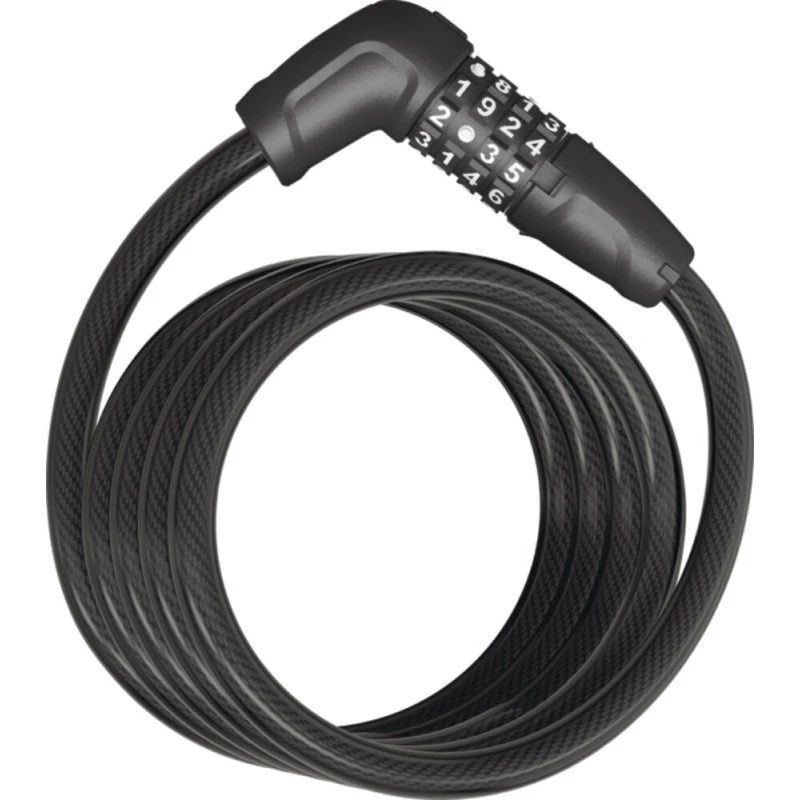 Abus Tresor 6512C Cavo Spirale 12mm 180cm Nero