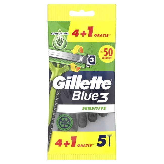 Gillette Blue3 Usa e Getta Sensitive 4+1 Pz