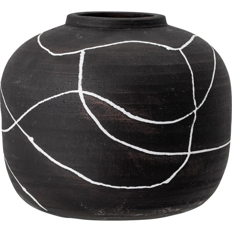 Bloomingville Vaso Niza in Terracotta Nera