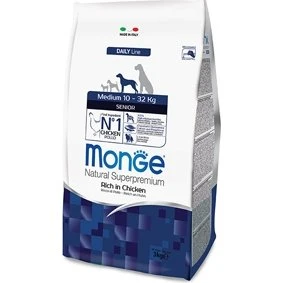 Monge Natural Superpremium Senior Medium con Pollo 3kg