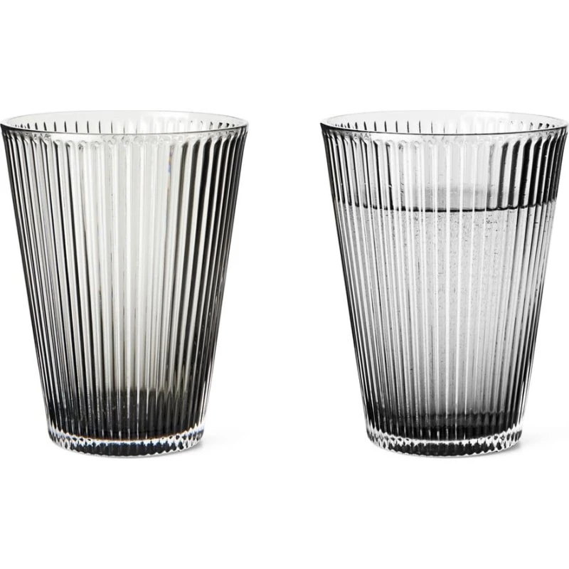 Rosendahl Bicchiere in Vetro Grigio 360 ml - Set da 2