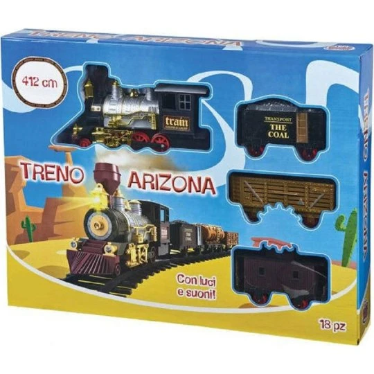 Treno Arizona Modellino Classico con Luci e Suoni 4,12 m
