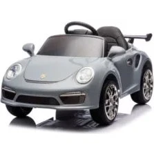 Porsche Ruf Small 12V Grigia Elettrica Bambini con Telecomando