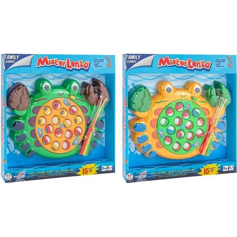 Globo Gioco Pesca Mister Lenza 38097 con 15 Pesci