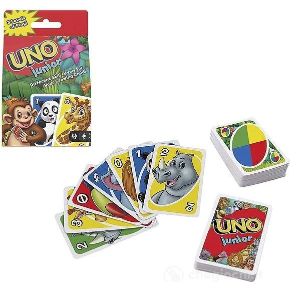Mattel UNO Junior - Gioco di Carte per Bambini da 3 Anni