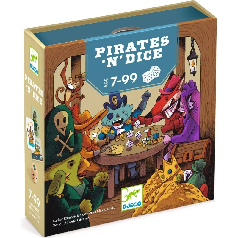 Djeco Pirates 'n' Dice Gioco da Tavolo