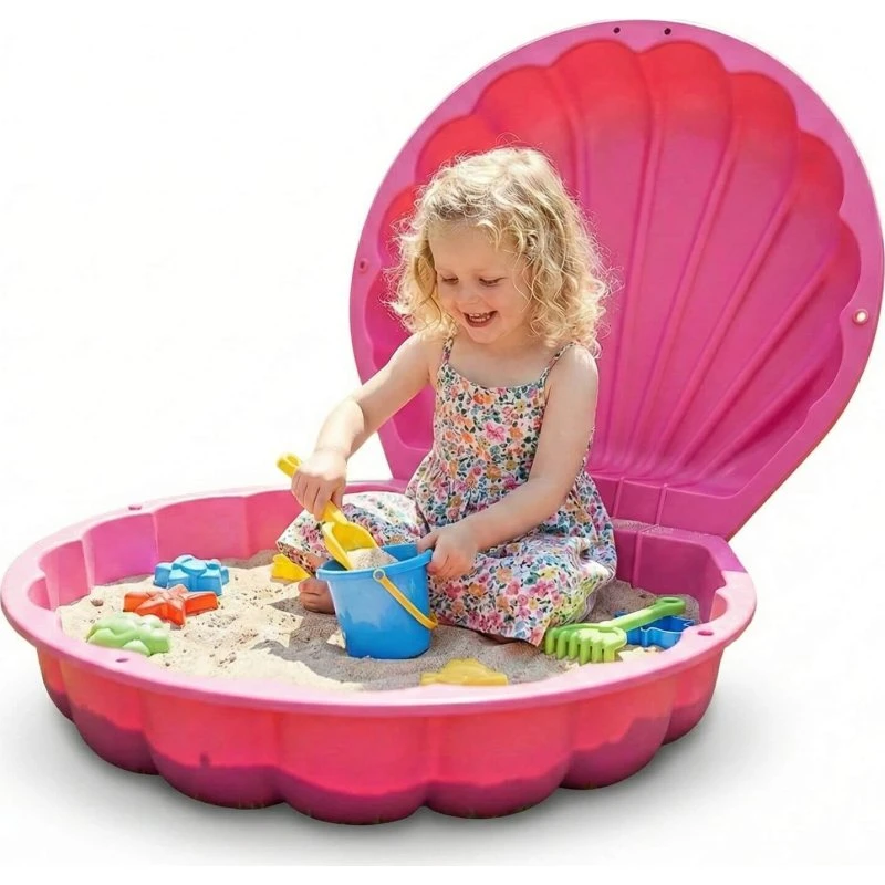 Smoby Sabbiera Conchiglia Big Rosa 88x88x25 cm