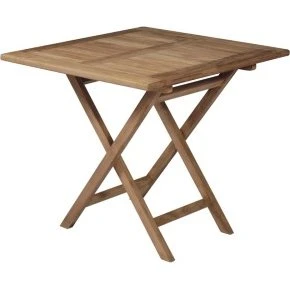 Greenwood Tavolo Vulcano Pieghevole in Teak 80x80 cm
