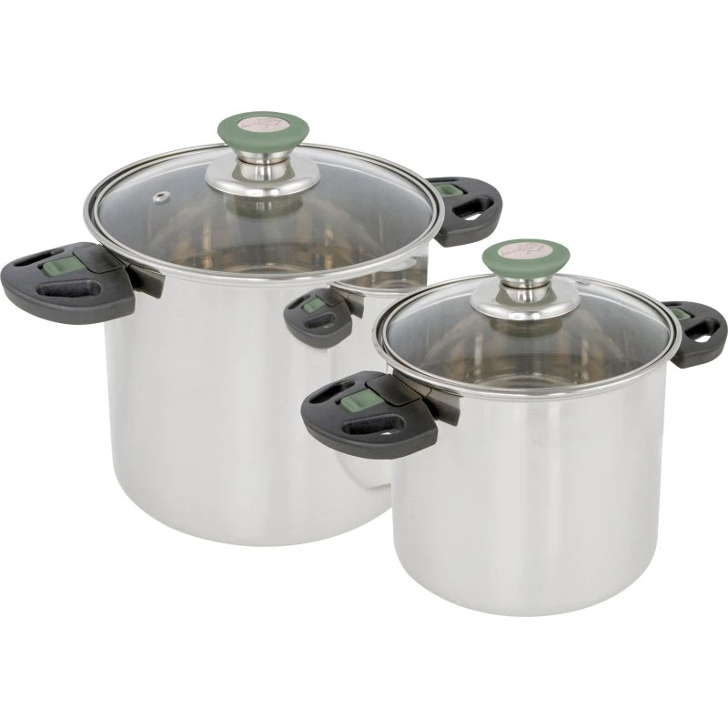 Bo-Camp Elegance Compact 2 Pezzi Acciaio Inox