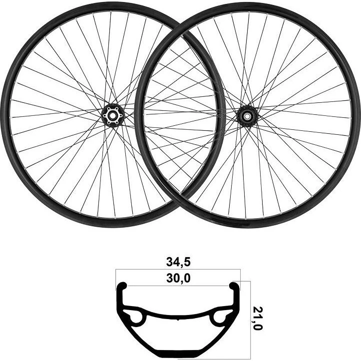 Shimano MV-T Ruote 29'' TLR 30mm MTB Boost