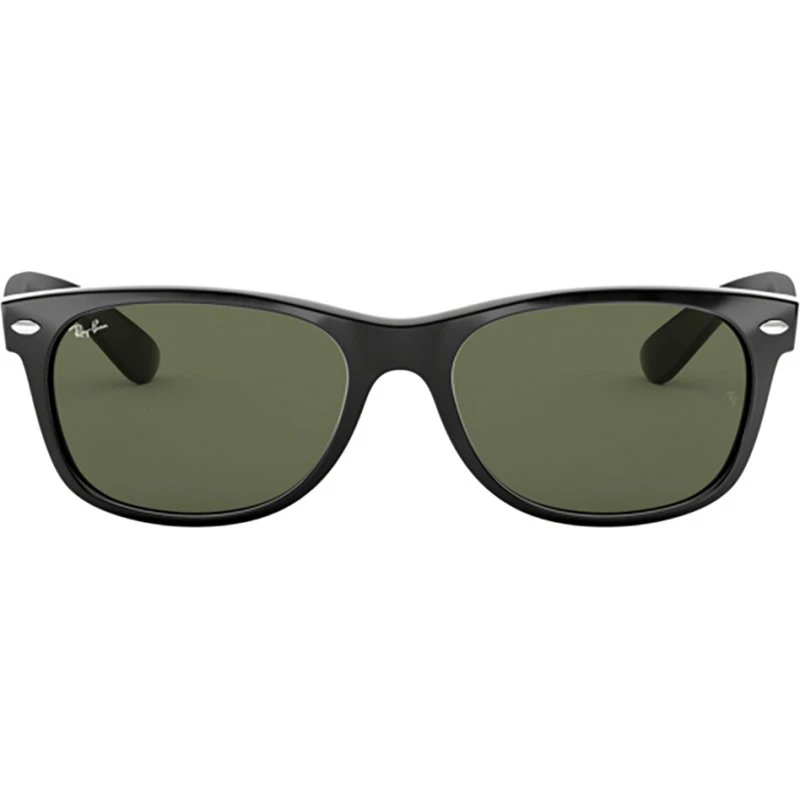 Ray-Ban NEW WAYFARER RB2132 622 52-18 Black G-15 Green
