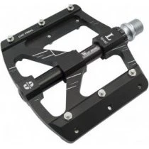 MVTEK Pedali 112x105x19mm in Alluminio Asse in CR-Mo Nero