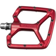 Funn Python Pedali Flat in Alluminio Rosso 100x110x10,5mm