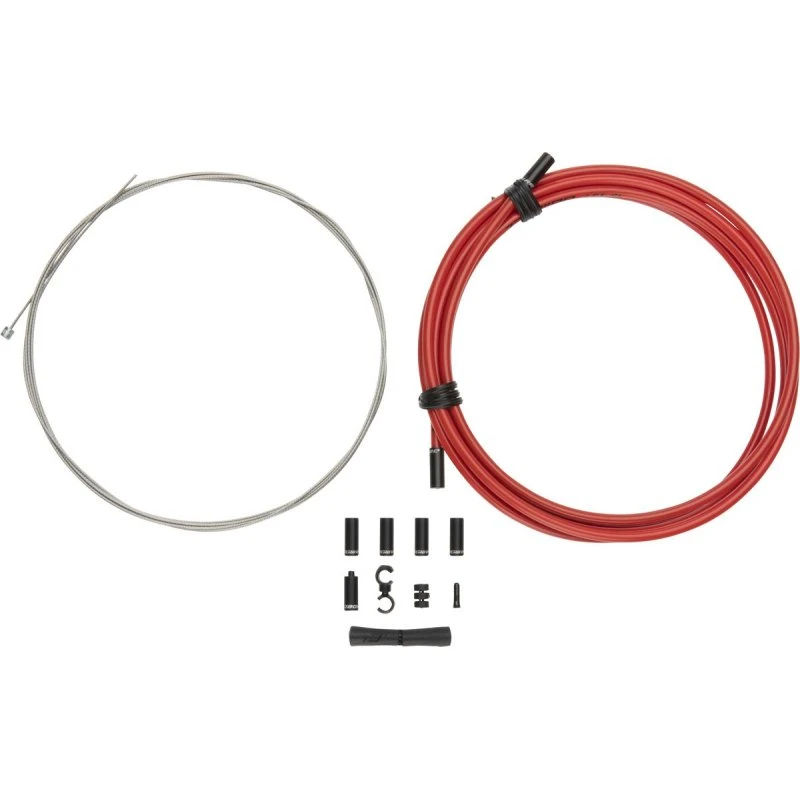 Jagwire 1x Sport Shift Cavi e Guaine Cambio Rosso