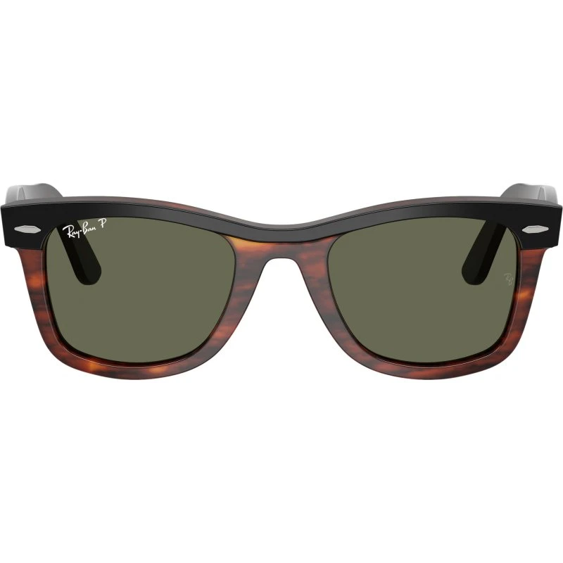 Ray-Ban Wayfarer Black on Havana/Polar Green 25