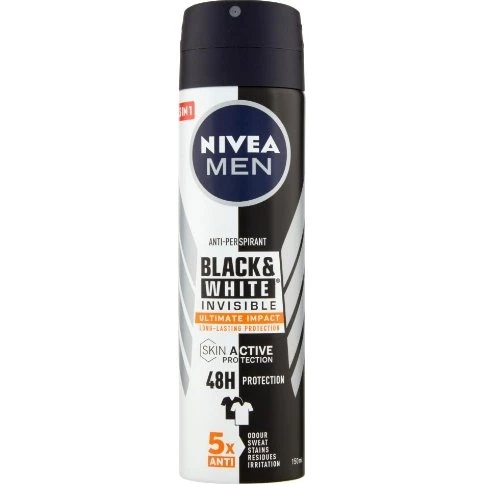 Nivea Black & White Invisible Ultimate Impact Spray 150ml