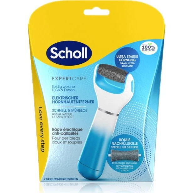 Scholl Expert Care Lima Elettrica Piedi con 2 Teste