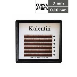 Kalentin Extension Sopracciglia Castano Curva I 7mm