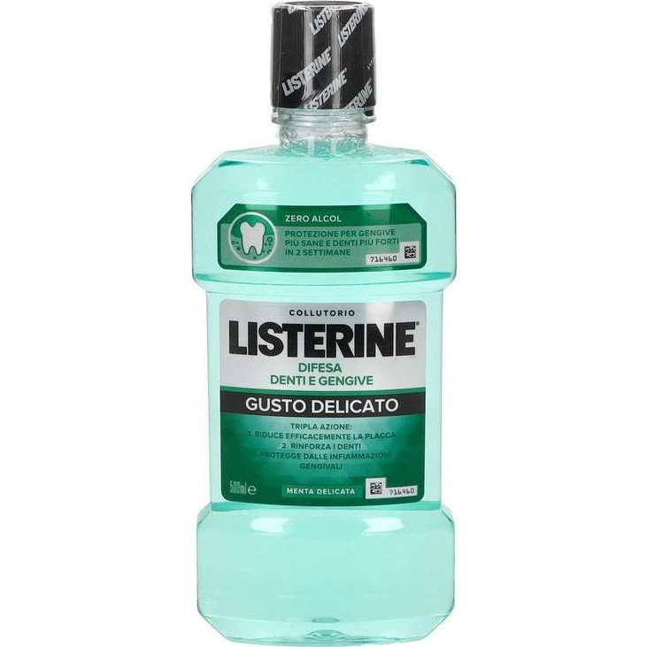 Listerine Collutorio Gusto Delicato 400ml