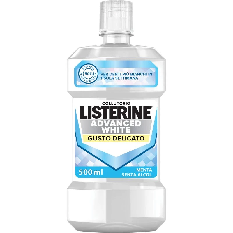 Listerine Advanced White Gusto Delicato 500 ml