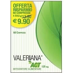 Valeriana Act 60 Compresse da 125 mg