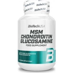 BioTech USA MSM Condroitina Glucosamina 60 Compresse