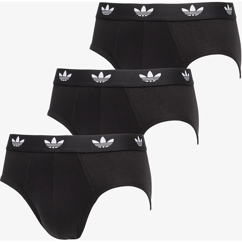 adidas Slip Comfort Flex Cotton Nero (3 pezzi)