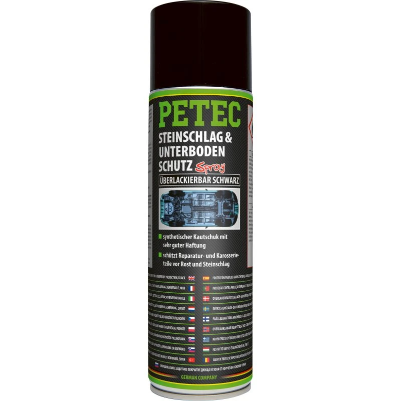 Petec Spray Antischegge e Sottoscocca Nero 500 ml